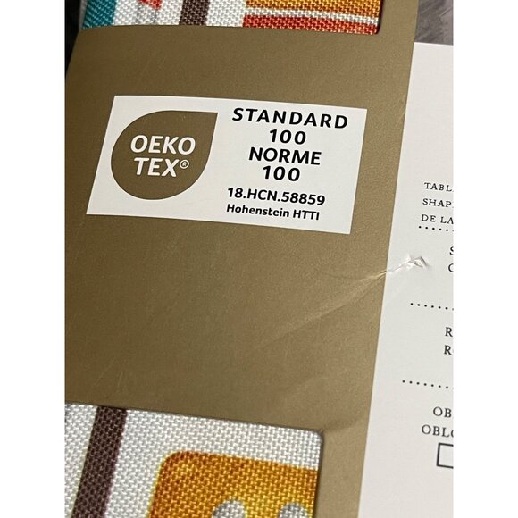 Cupcakes And Cashmere 60" X 120" Oblong Tablecloth Polyester Gingerbread House - Picture 4 of 7